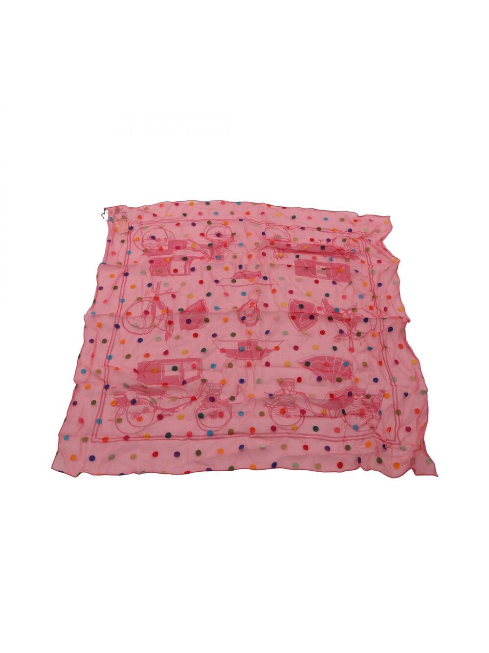 Hermes Carre 70 Muslin Les Voitures A #362803H69B